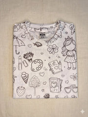 Washable coloring Tshirt The Ink