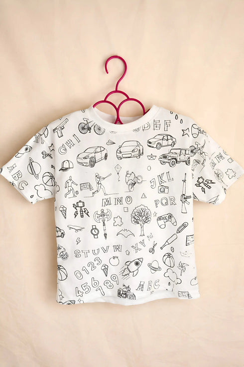 Washable coloring Tshirt The Ink