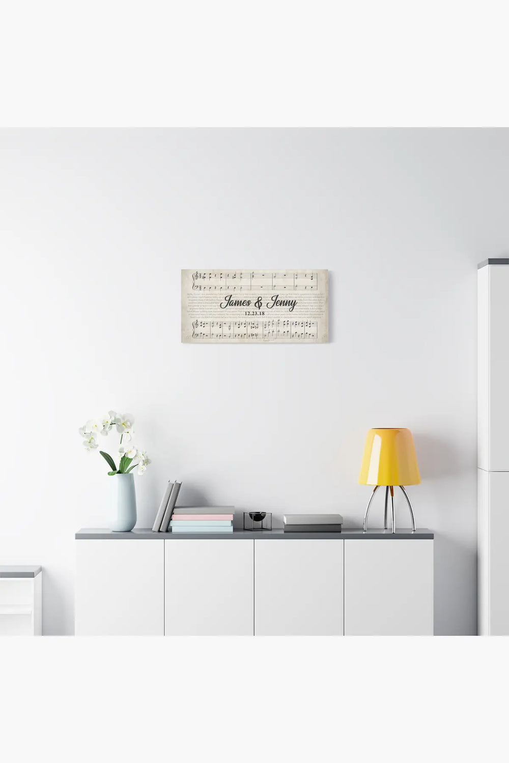 Musical Sheet Canvas Gift - The Ink