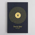 Custom text Canvas- Personalized Song lyrics Canvas - The Ink