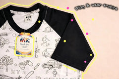 Washable coloring Tshirt The Ink