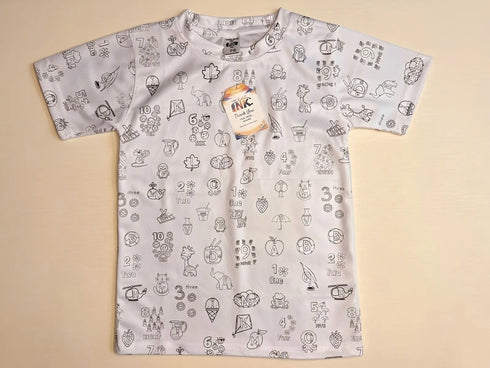 Washable coloring Tshirt The Ink