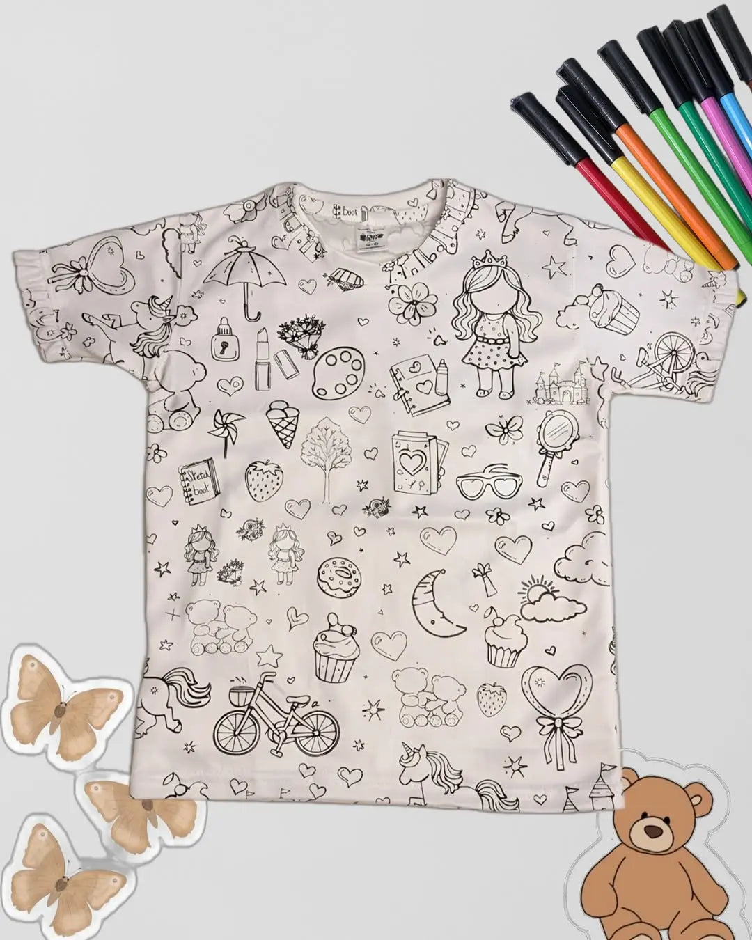 Washable coloring Tshirt The Ink