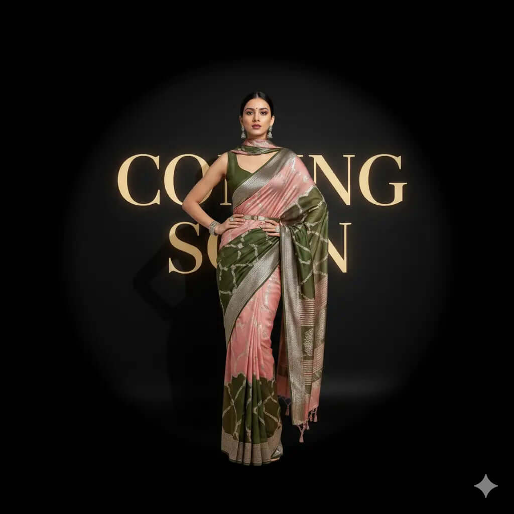 Roseleaf Zari Saree The Ink