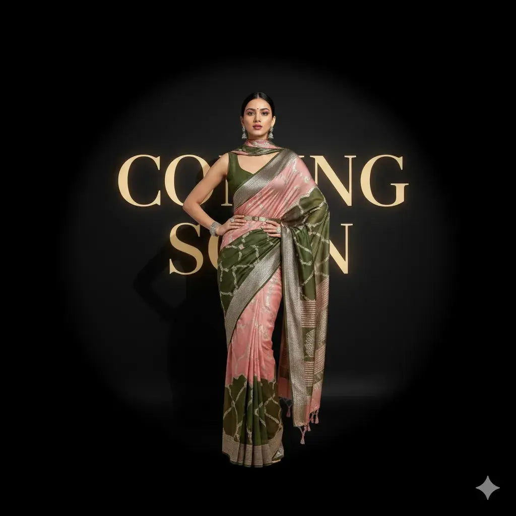 Roseleaf Zari Saree The Ink