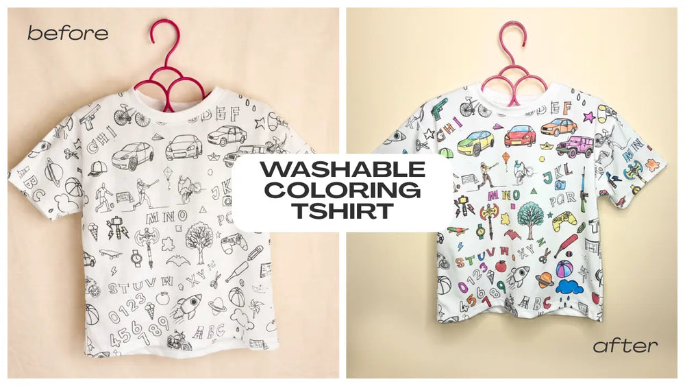 Washable coloring Tshirt The Ink