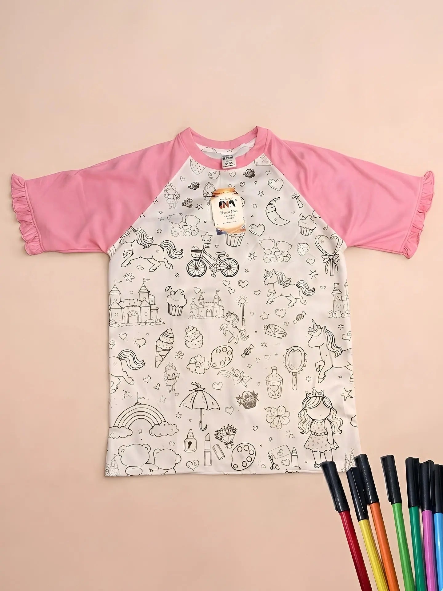 Washable coloring Tshirt The Ink