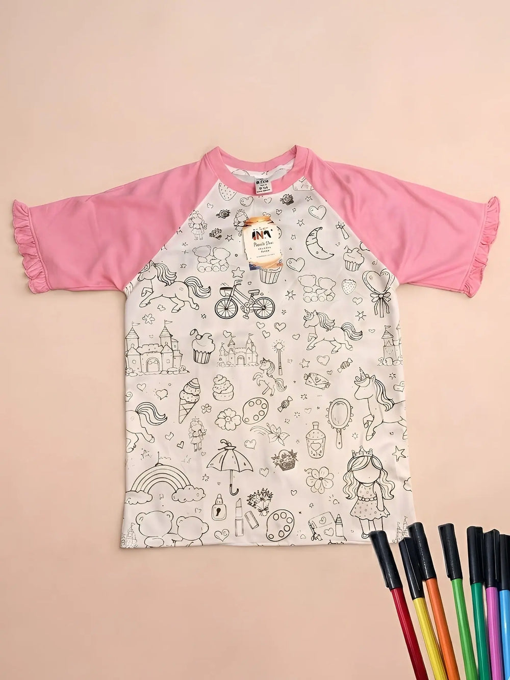 Washable coloring Tshirt The Ink