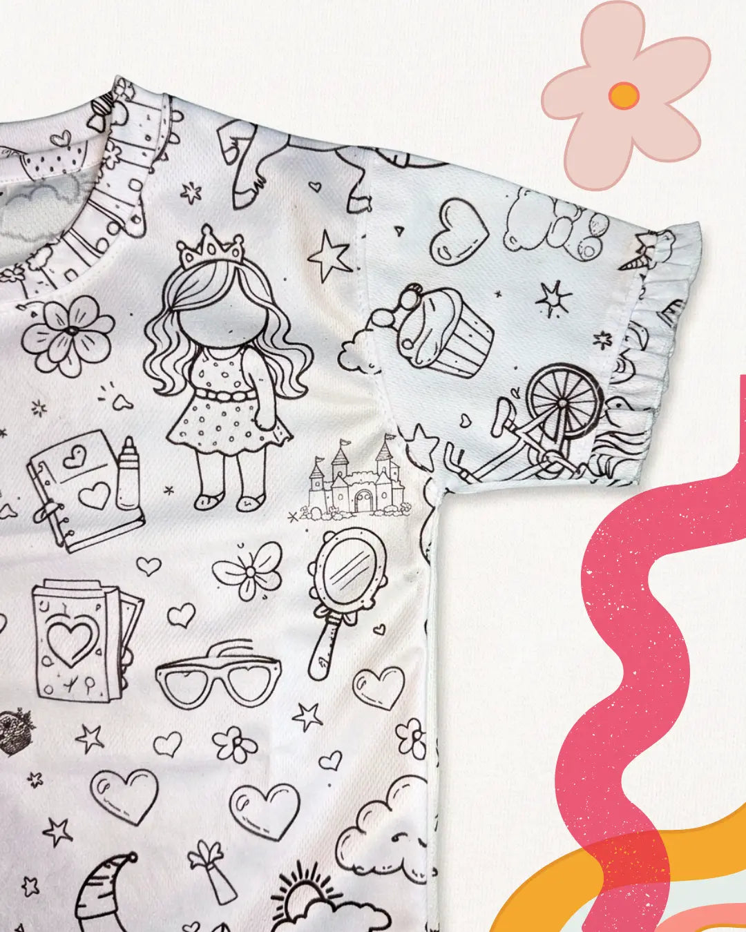 Washable coloring Tshirt The Ink
