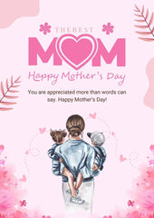 Mother's Day Card Custom Text - The Ink