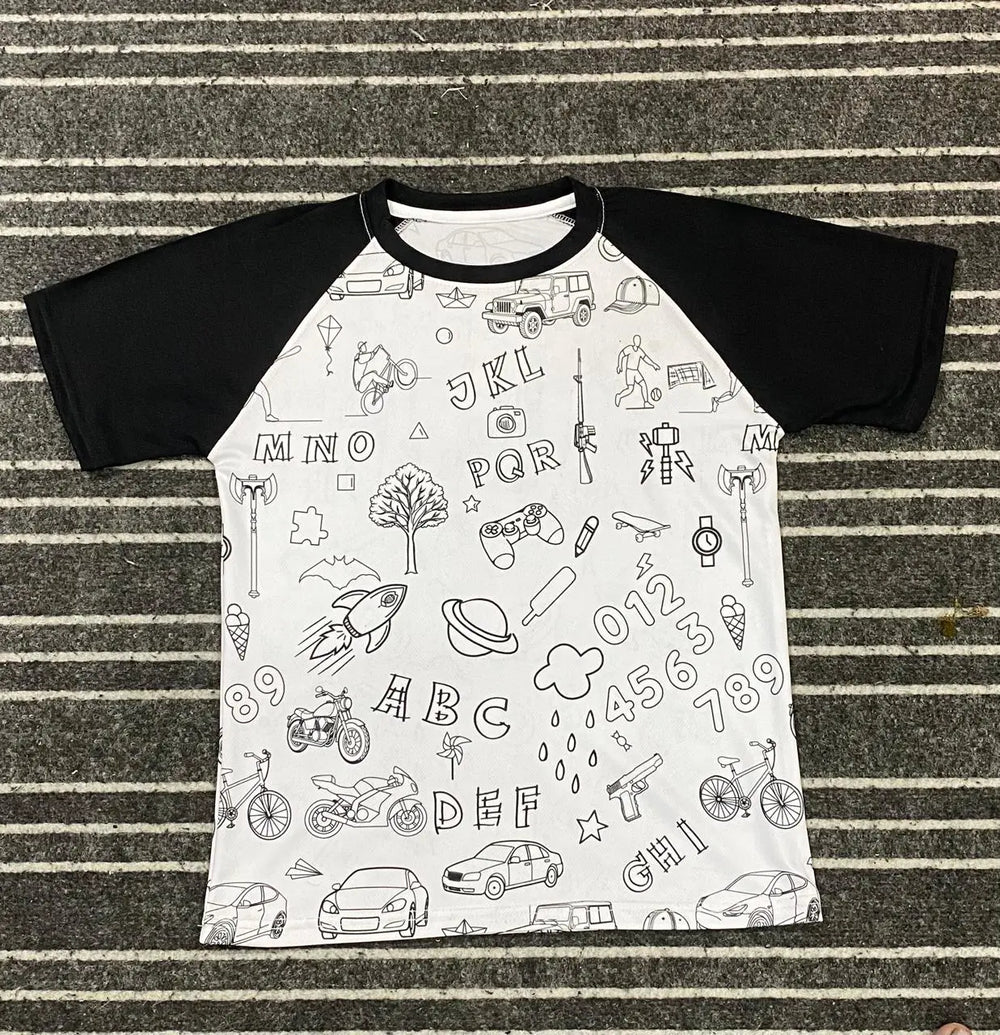 Washable coloring Tshirt The Ink