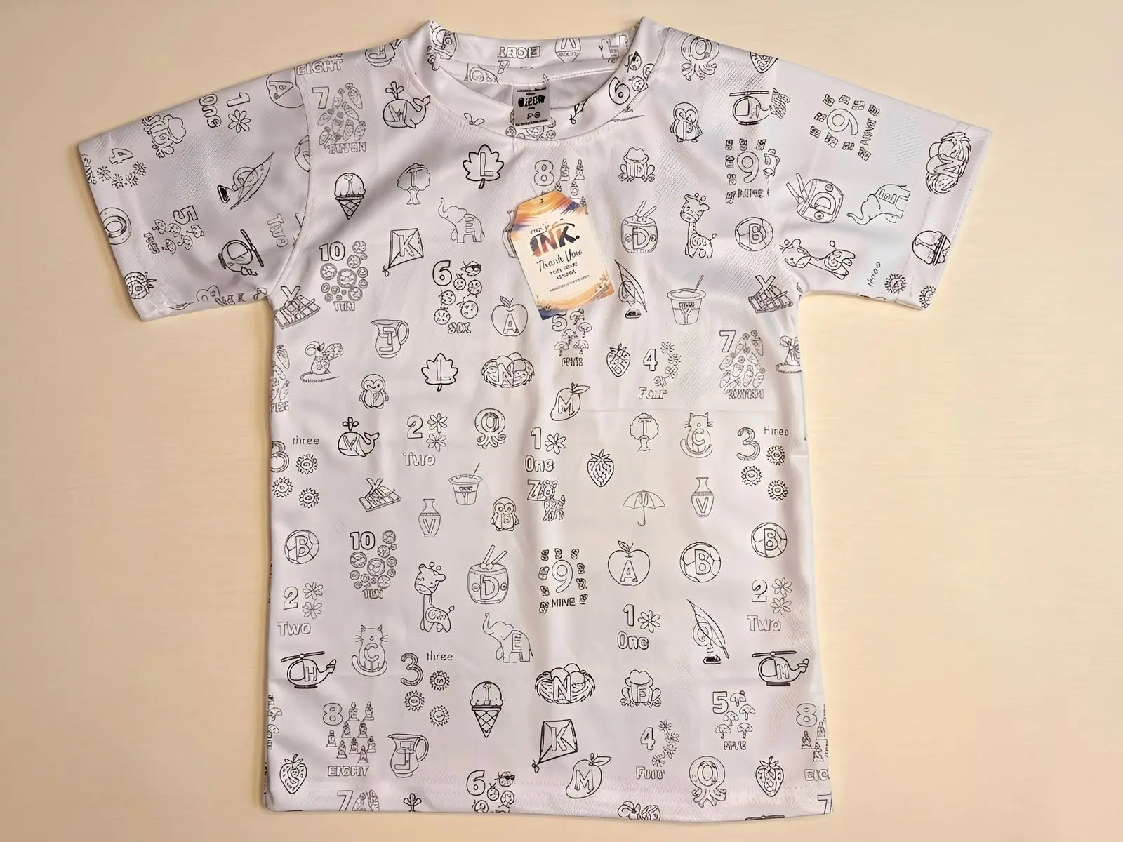 Washable coloring Tshirt The Ink